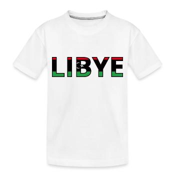 Drapeau Libye - T-shirt bio Premium Enfant - blanc - Devant