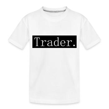 [HD] Trader - T-shirt bio Premium Enfant - blanc - Devant