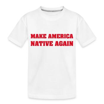 american native, deadly day, apache - Kinder Premium Bio T-Shirt - Weiß - Vorne