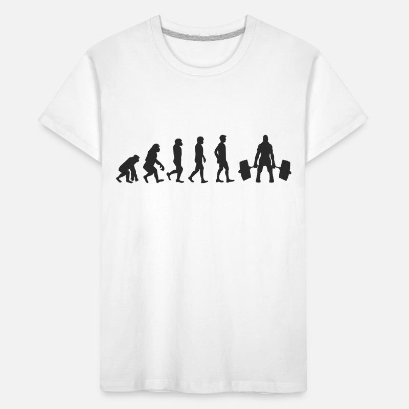 Evolution Weight Lifting Kids' Premium Organic T-Shirt