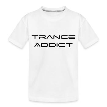 Trance Addict - Kids' Premium Organic T-Shirt - white - Front