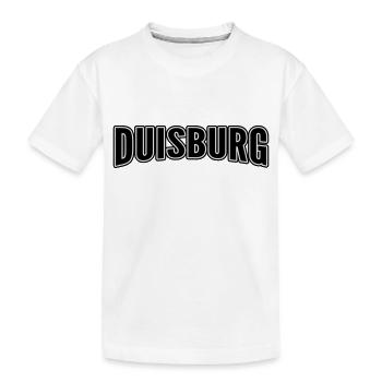 Duisburg - Kids' Premium Organic T-Shirt - white - Front