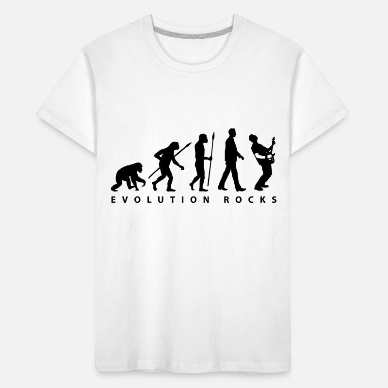 evolution_rocks_032012_g1c Kids' Premium Organic T-Shirt