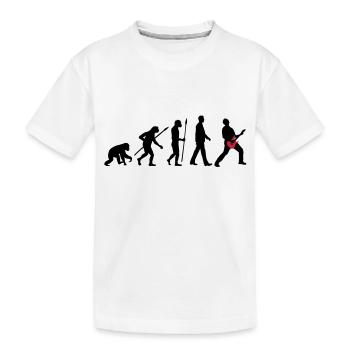 evolution_rocks_032012_d_2c - T-shirt bio Premium Enfant - blanc - Devant