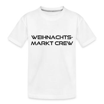 marché de noël crew - T-shirt bio Premium Enfant - blanc - Devant