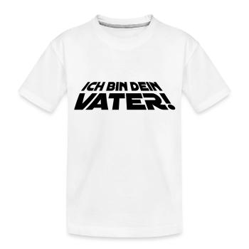 ich_bin_dein_vater_15x5_1f - Kinder Premium Bio T-Shirt - Weiß - Vorne