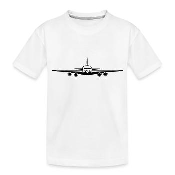 flugzeug - T-shirt bio Premium Enfant - blanc - Devant
