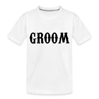 groom - T-shirt bio Premium Enfant - blanc - Devant