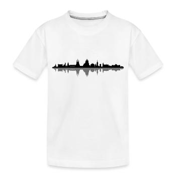 Skyline - Erfurt - Kinder Premium Bio T-Shirt - Weiß - Vorne