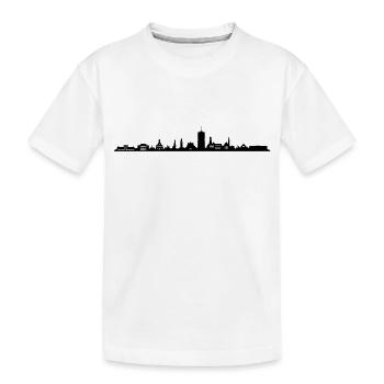 Skyline - Augsburg - Kinder Premium Bio T-Shirt - Weiß - Vorne