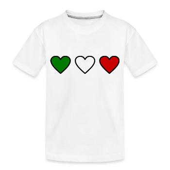 Italie - T-shirt bio Premium Enfant - blanc - Devant