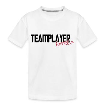 teamplayer extreme - Kids' Premium Organic T-Shirt - white - Front