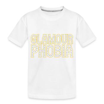 Couleurs changeables | Glamourphobia Glamour Phobie - T-shirt bio Premium Enfant - blanc - Devant