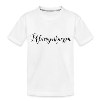 lebensmittel muskeln huhn cool niedlichen tiere - Kinder Premium Bio T-Shirt - Weiß - Vorne