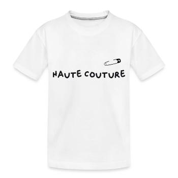 Gabriel® Gauvain Limited Edition / Houte Couture - Kinder Premium Bio T-Shirt - Weiß - Vorne