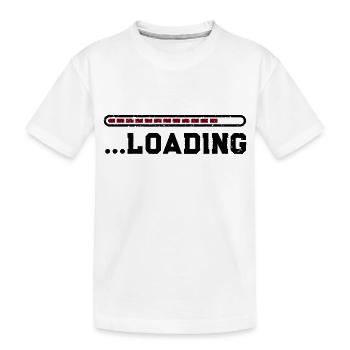 loading - Kinder Premium Bio T-Shirt - Weiß - Vorne