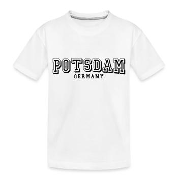 Potsdam - Kids' Premium Organic T-Shirt - white - Front