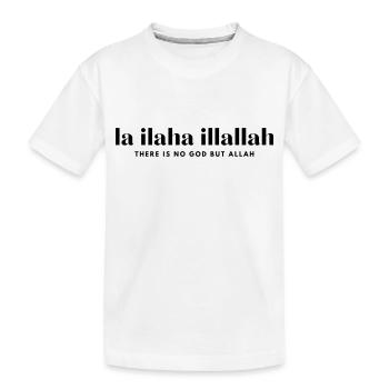 La ilaha illallah - T-shirt bio Premium Enfant - blanc - Devant