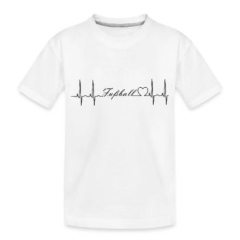 Football - T-shirt bio Premium Enfant - blanc - Devant