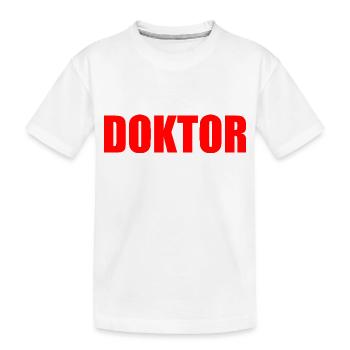 Doctor - Kids' Premium Organic T-Shirt - white - Front