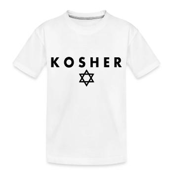 Kascher - T-shirt bio Premium Enfant - blanc - Devant