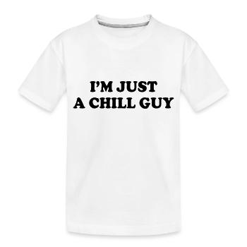 Je suis juste un gars cool. - T-shirt bio Premium Enfant - blanc - Devant