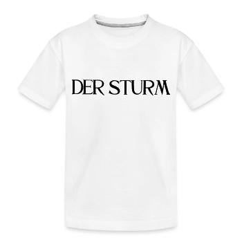Der Sturm - Kinder Premium Bio T-Shirt - Weiß - Vorne