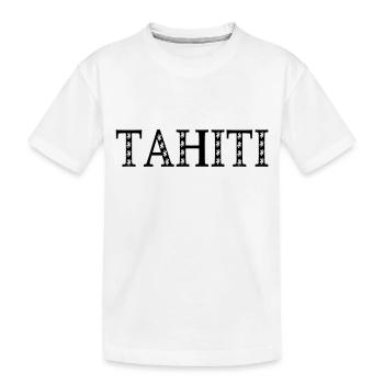 tahiti tiare - T-shirt bio Premium Enfant - blanc - Devant