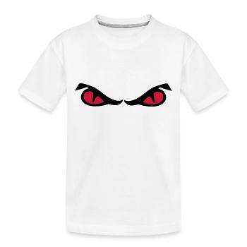eyes - Kids' Premium Organic T-Shirt - white - Front