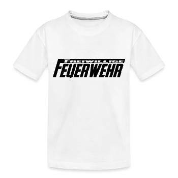 freiwillige Feuerwehr - Kinder Premium Bio T-Shirt - Weiß - Vorne