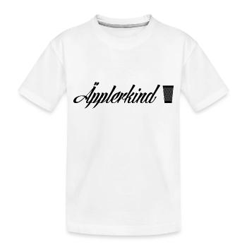 Äpplerkind Frankfurt - Stadtgeschenke - Kinder Premium Bio T-Shirt - Weiß - Vorne
