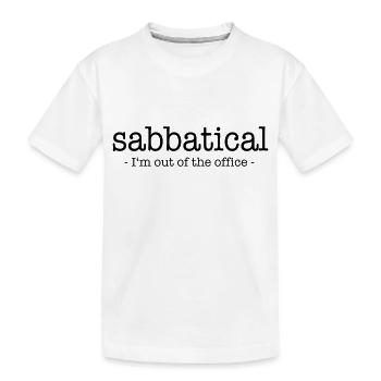 Congé sabbatique - T-shirt bio Premium Enfant - blanc - Devant