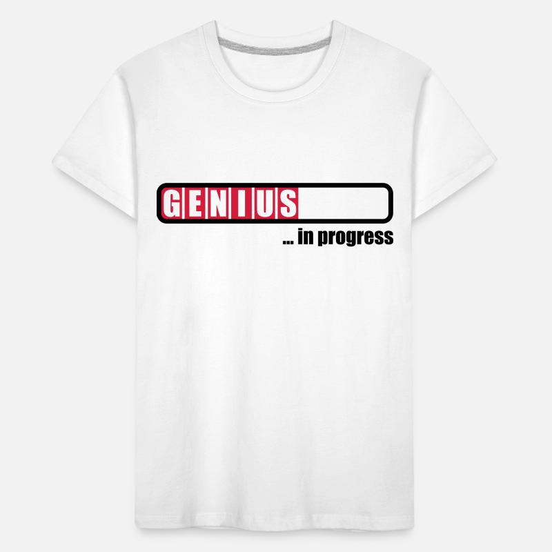 Genius in progress Kids' Premium Organic T-Shirt