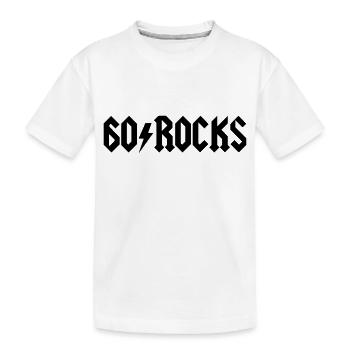 60 - Kids' Premium Organic T-Shirt - white - Front