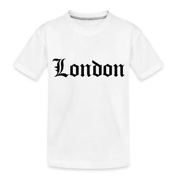 Old London - Kids' Premium Organic T-Shirt - white - Front