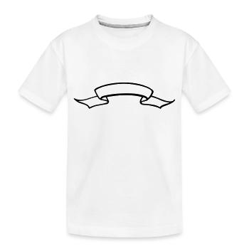 banner - Kinder Premium Bio T-Shirt - Weiß - Vorne