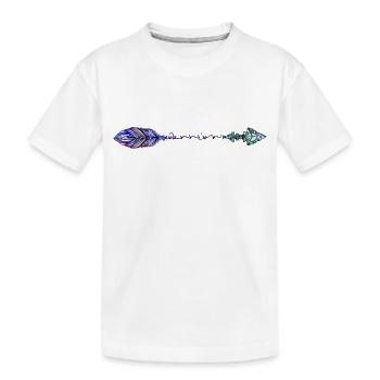 Tatouage tatouage tribal tatouages guerrier art - T-shirt bio Premium Enfant - blanc - Devant