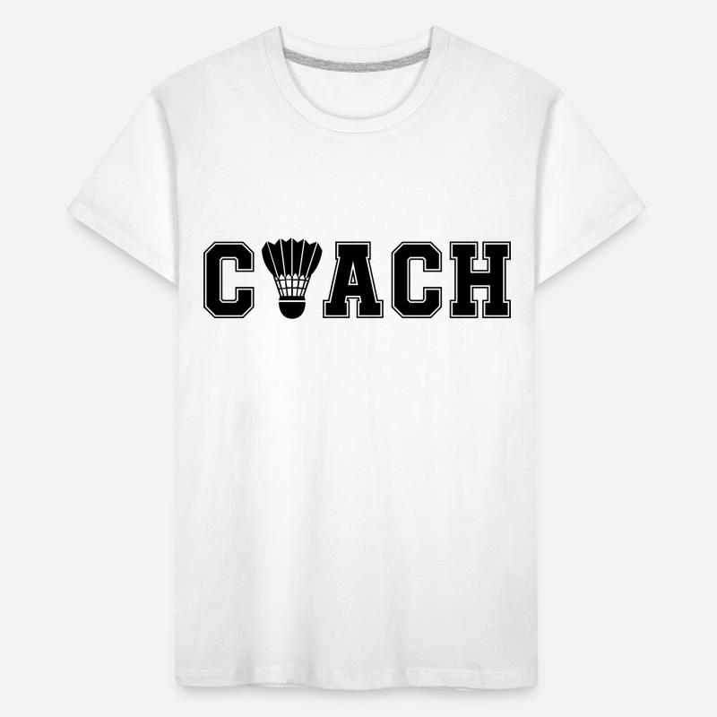 Entraîneur de badminton T-shirt bio Premium Enfant