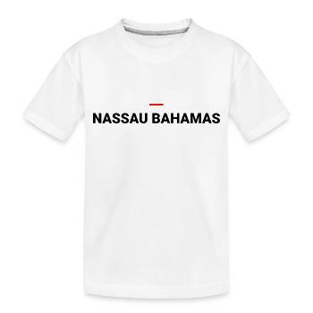 NASSAU BAHAMAS - T-shirt bio Premium Enfant - blanc - Devant