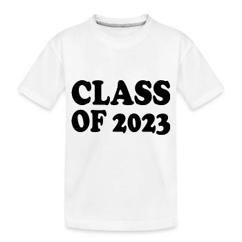 Class of 2023 - Kids' Premium Organic T-Shirt - white - Front