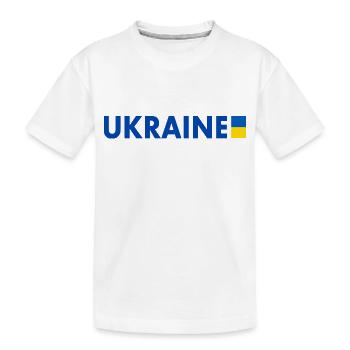 Ukraine - T-shirt bio Premium Enfant - blanc - Devant