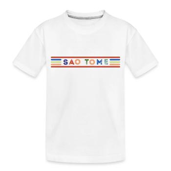 SAO TOME - T-shirt bio Premium Enfant - blanc - Devant