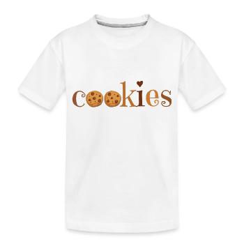 Cookies - T-shirt bio Premium Enfant - blanc - Devant