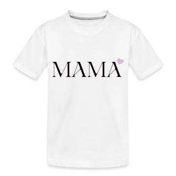 MUTTERTAG5 - Kinder Premium Bio T-Shirt - Weiß - Vorne