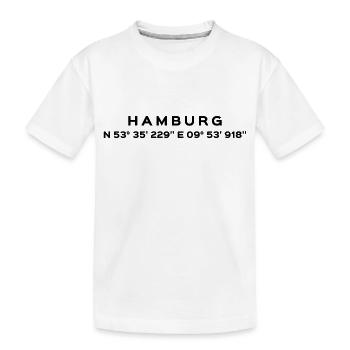 Hambourg - T-shirt bio Premium Enfant - blanc - Devant