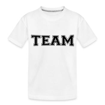 ÉQUIPE - T-shirt bio Premium Enfant - blanc - Devant