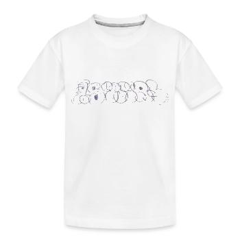 T-shirt à vomir - T-shirt bio Premium Enfant - blanc - Devant