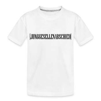 Junggesellenabschied - Kinder Premium Bio T-Shirt - Weiß - Vorne