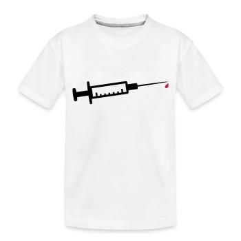Seringue - T-shirt bio Premium Enfant - blanc - Devant