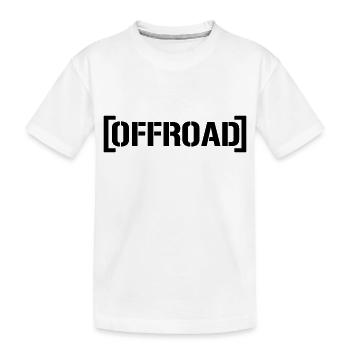 Offroad - Kinder Premium Bio T-Shirt - Weiß - Vorne